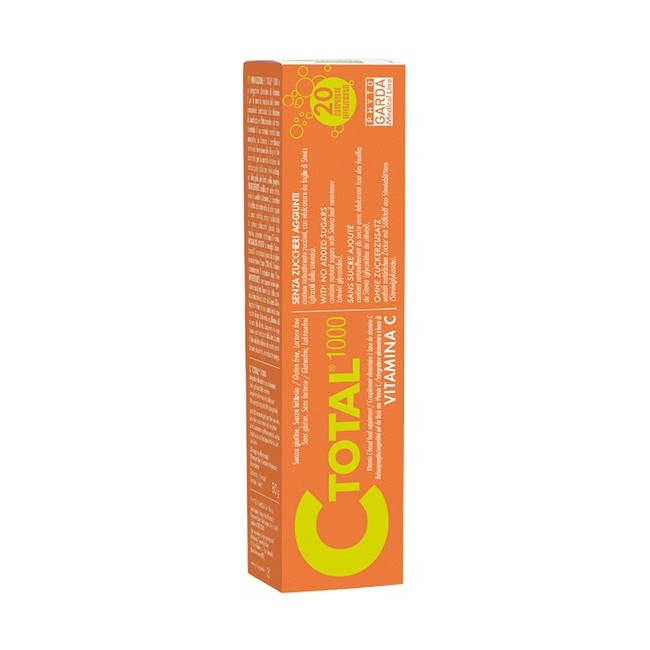 Phyto Garda C Total 1000 Vitamina C 20 Compresse Effervescenti
