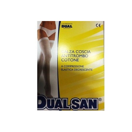 Dual Sanitaly Dualsan Calza Antitrombo Senza Tassello taglia 2 Dual Sanitaly Dualsan Calza Antitrombo Senza Tassello taglia 2