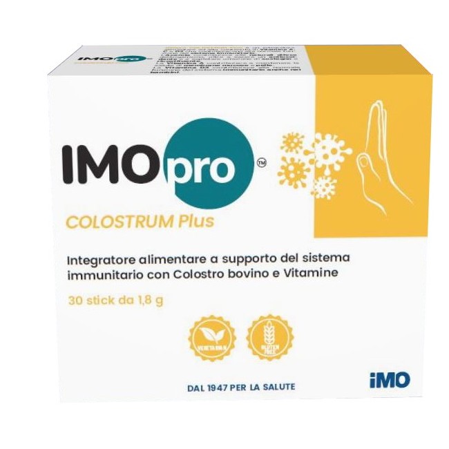 Imopro Colostrum Plus 30 Stick 1,8 G integratore sistema immunitario Imopro Colostrum Plus 30 Stick 1,8 G integratore sistema immunitario