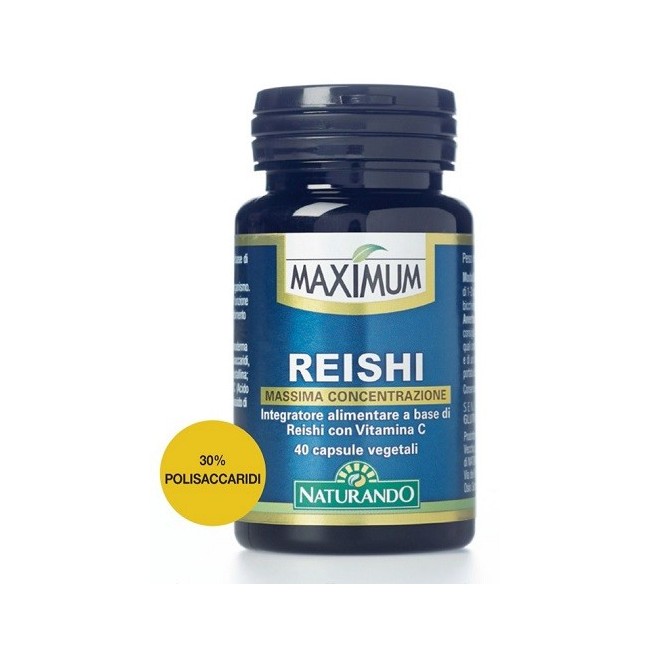Naturando Maximum Reishi integratore 40 Capsule Naturando Maximum Reishi integratore 40 Capsule
