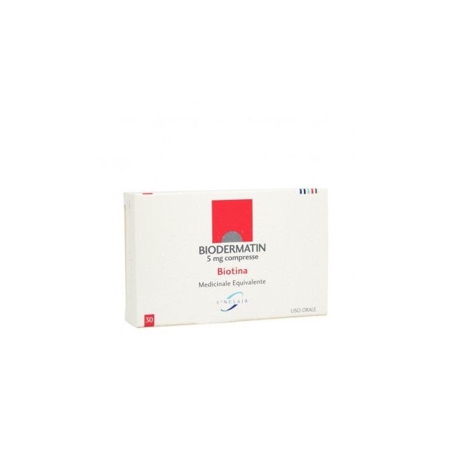Biodermatin* 30 Compresse 5mg Biodermatin* 30 Compresse 5mg