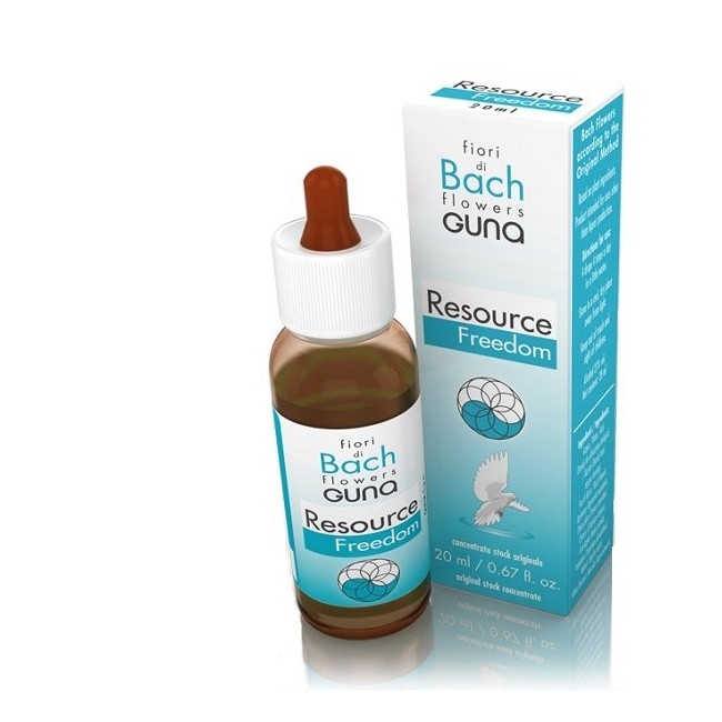 Guna Resource Freedom gocce di fiori di bach 20 Ml Guna Resource Freedom gocce di fiori di bach 20 Ml