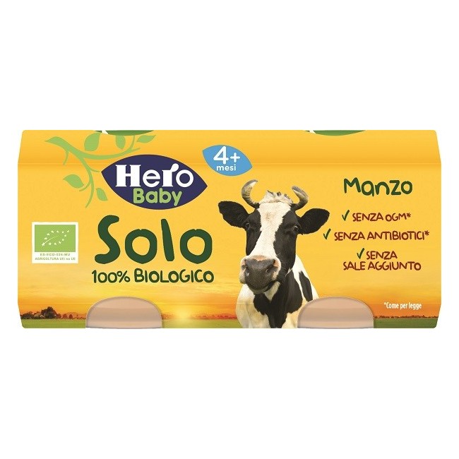 Fater Hero Solo Omogeneizzato Manzo 100% Bio 2x80g Fater Hero Solo Omogeneizzato Manzo 100% Bio 2x80g