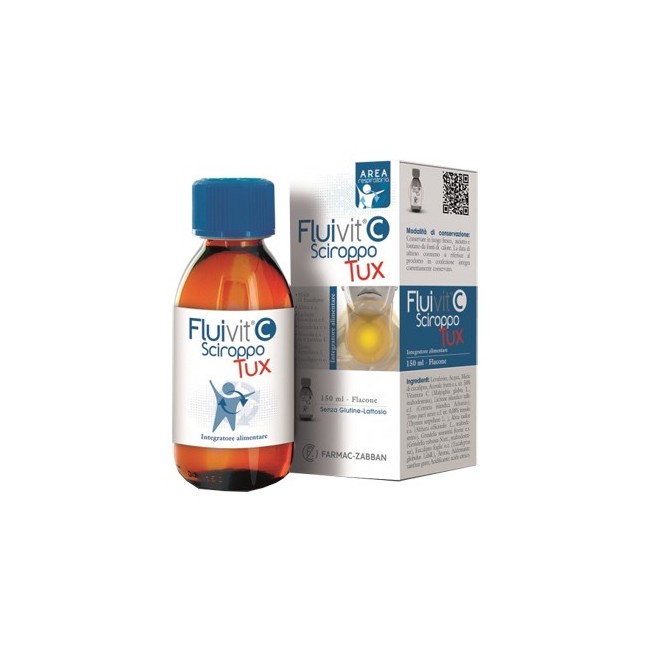 Farmac-zabban Fluivit C Tosse Sciroppo con miele e eucalipto 150 Ml Farmac-zabban Fluivit C Tosse Sciroppo con miele e eucalipto 150 Ml