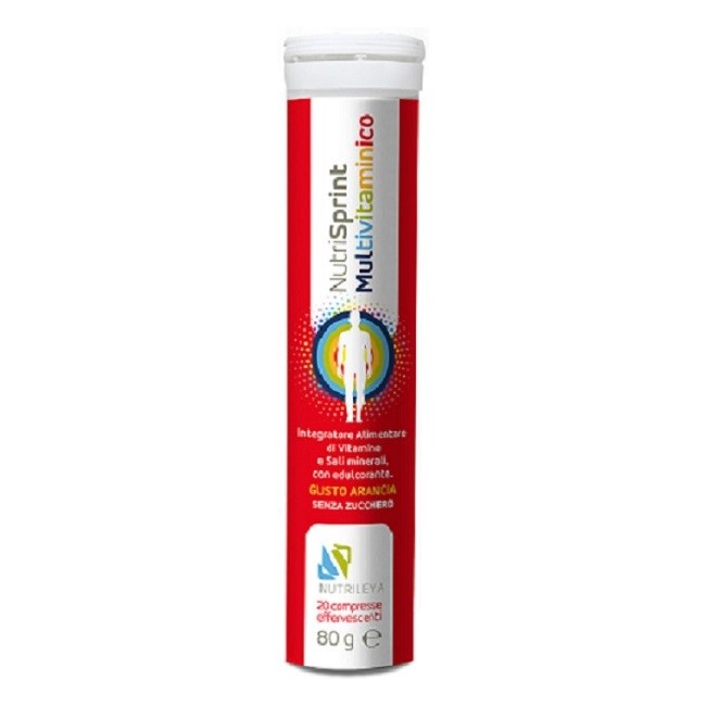 Nutrileya Nutrisprint Multivitaminico 20 Compresse Effervescenti 80 G Nutrileya Nutrisprint Multivitaminico 20 Compresse Effervescenti 80 G