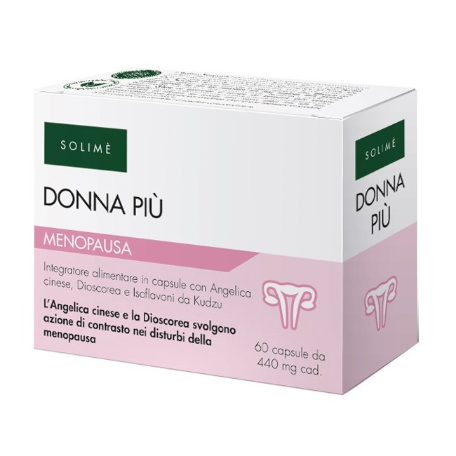 Solime' Donna Piu' 60 Capsule integratore per la menopausa Solime' Donna Piu' 60 Capsule integratore per la menopausa