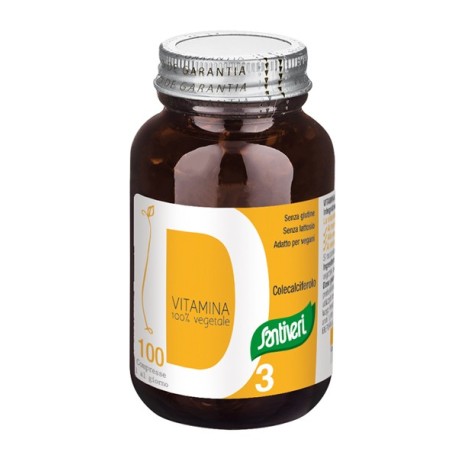 Santiveri Sa Vitamina D3 Vegetale integratore 100 Compresse Santiveri Sa Vitamina D3 Vegetale integratore 100 Compresse