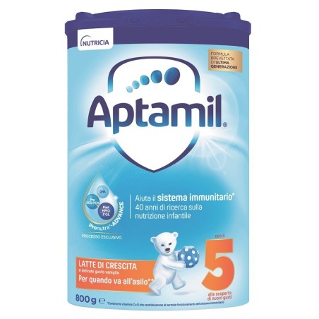 Danone Nutricia Aptamil 5 Latte di crescita 800 G Danone Nutricia Aptamil 5 Latte di crescita 800 G