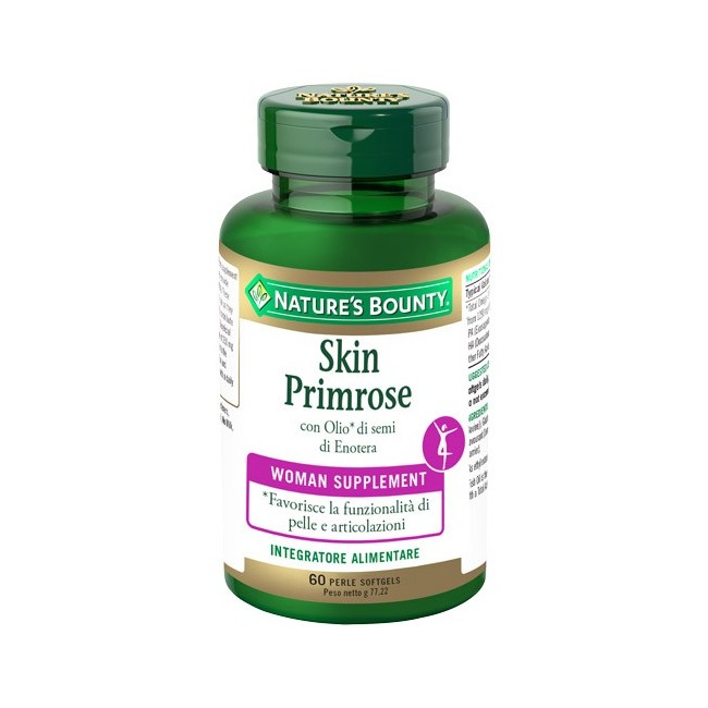 Nature's Bounty Skin Primrose integratore 60 Perle