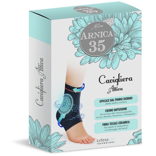 Dulac Farmaceutici 1982 Arnica 35 Active Cavigliera Taglia 1 Dulac Farmaceutici 1982 Arnica 35 Active Cavigliera Taglia 1