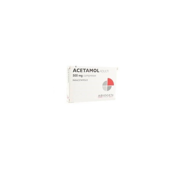 Acetamol*adulti 20 Compresse 500mg Acetamol*adulti 20 Compresse 500mg