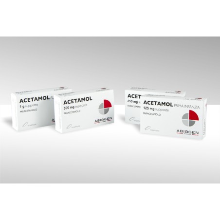 Acetamol* Bambini 10 Supposte 500mg Acetamol* Bambini 10 Supposte 500mg