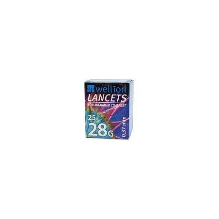 Lancette Pungidito Wellion Lancet Gauge 28 25 Pezzi