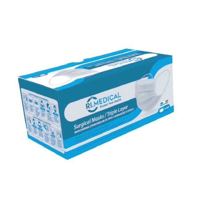 Mascherina chirurgica tipo ii multicolor 50 pezzi Mascherina chirurgica tipo ii multicolor 50 pezzi