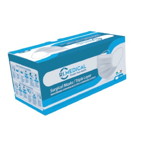 Mascherina chirurgica tipo ii multicolor 50 pezzi Mascherina chirurgica tipo ii multicolor 50 pezzi