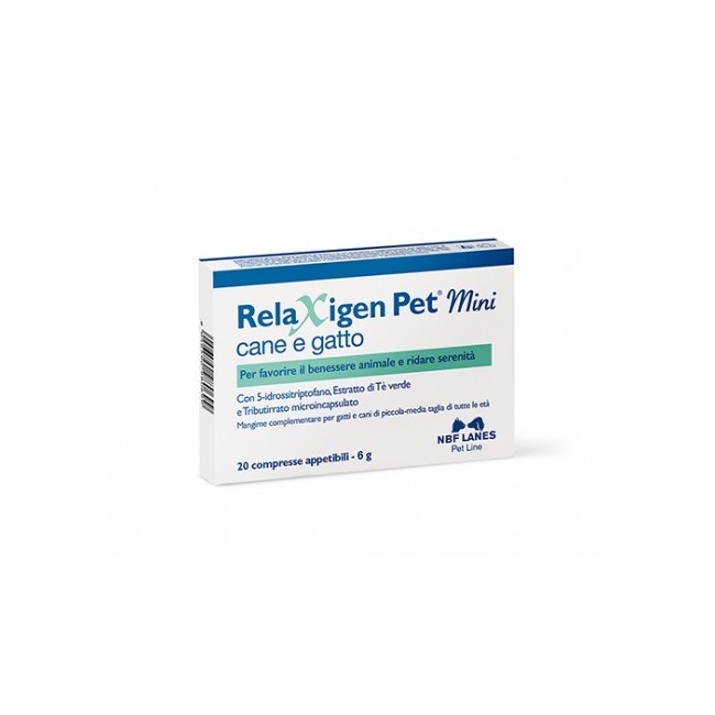 N. B. F. Lanes Relaxigen Pet Mini Blister 20 Compresse