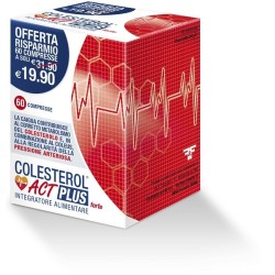 Colesterol act plus forte integratore 60 compresse