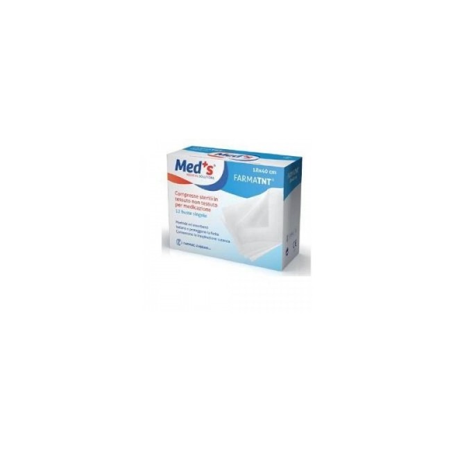 Farmac-zabban Garza Compressa Meds Tessuto Non Tessuto 10x10cm 16 Pezzi Peel Open Farmac-zabban Garza Compressa Meds Tessuto Non Tessuto 10x10cm 16 Pezzi Peel Open