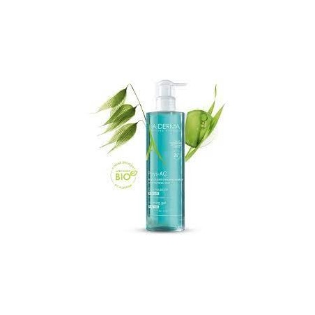 Aderma Phys-ac Gel Detergente per pelle grassa 400 Ml