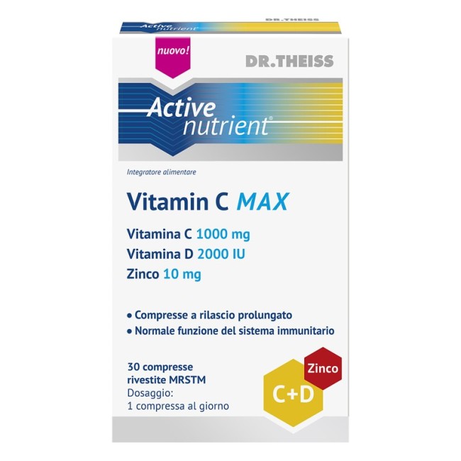 Naturwaren Italia Theiss An Vitamin C Max 30 Compresse Naturwaren Italia Theiss An Vitamin C Max 30 Compresse