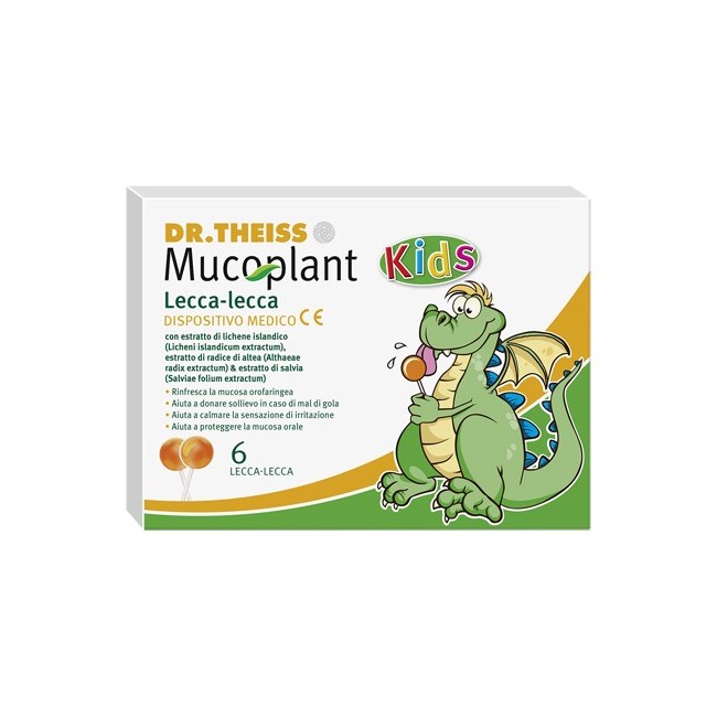 Naturwaren Italia Dr Theiss Mucoplant Lecca Lecca Gola 6 Pezzi Naturwaren Italia Dr Theiss Mucoplant Lecca Lecca Gola 6 Pezzi