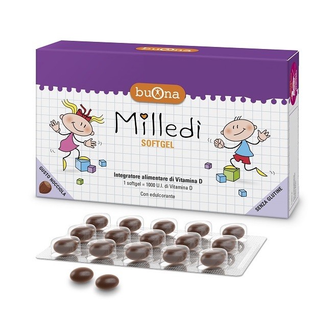 Steve Jones Milledi' 30 capsule Softgel integratori di vitamina D Steve Jones Milledi' 30 capsule Softgel integratori di vitamina D