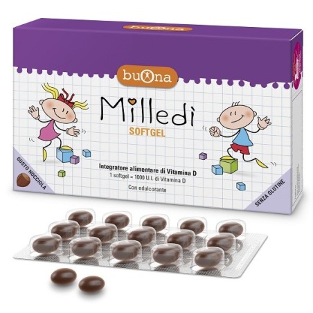 Steve Jones Milledi' 30 capsule Softgel integratori di vitamina D Steve Jones Milledi' 30 capsule Softgel integratori di vitamina D