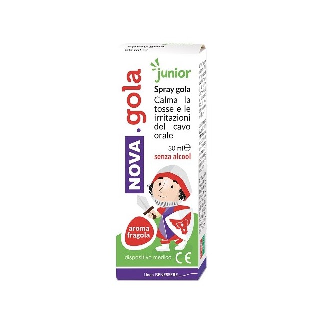Nova Argentia Nova Gola Spray Junior Fragola 30 Ml Nova Argentia Nova Gola Spray Junior Fragola 30 Ml