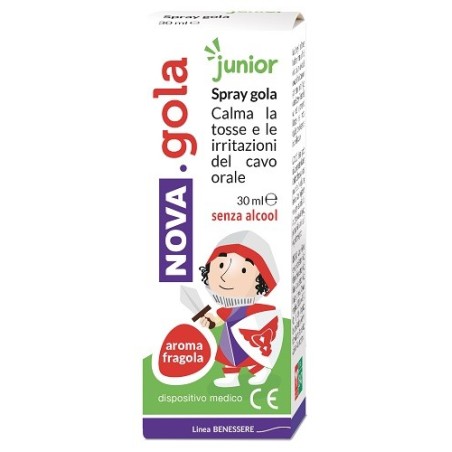 Nova Argentia Nova Gola Spray Junior Fragola 30 Ml Nova Argentia Nova Gola Spray Junior Fragola 30 Ml