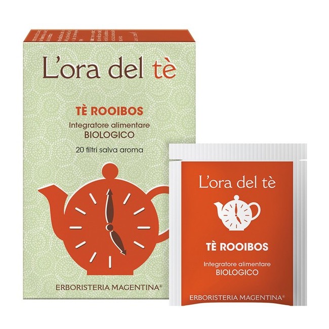 Erboristeria Magentina Te' Rooibos Bio Integratore 20 Filtri Erboristeria Magentina Te' Rooibos Bio Integratore 20 Filtri