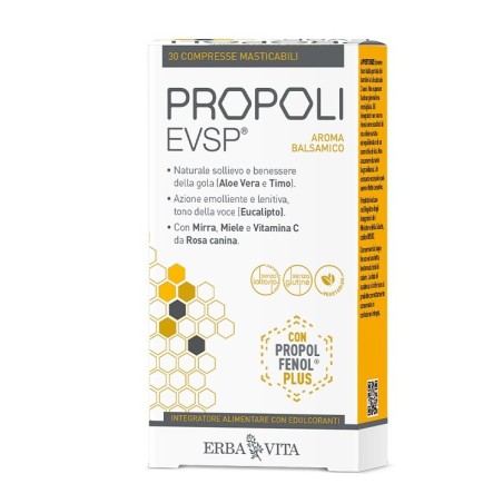 Erba Vita Group Propoli Evsp integratore 30 Compresse Erba Vita Group Propoli Evsp integratore 30 Compresse