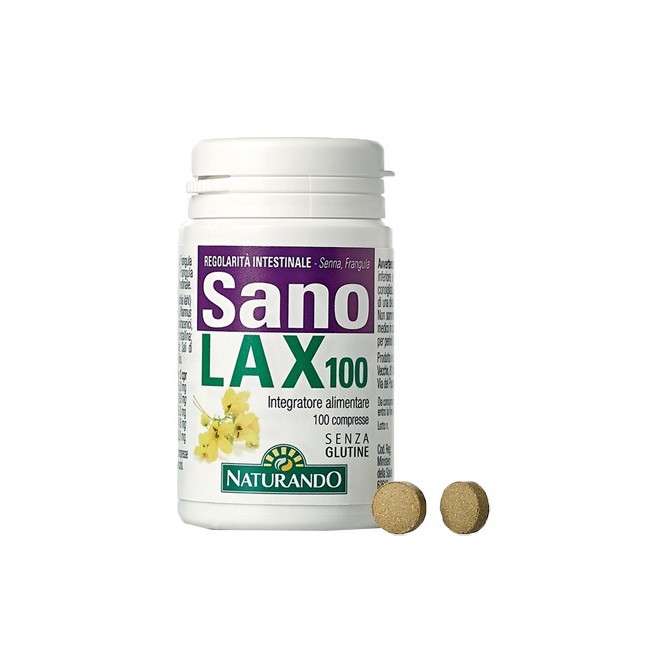 Naturando Sanolax integratore 100 Compresse Naturando Sanolax integratore 100 Compresse