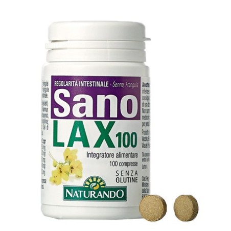 Naturando Sanolax integratore 100 Compresse Naturando Sanolax integratore 100 Compresse