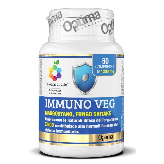 Optima Naturals Colours Of Life Immuno Veg 60 Compresse 1200 Mg Optima Naturals Colours Of Life Immuno Veg 60 Compresse 1200 Mg