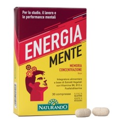 Naturando Energia Mente integratore 30 Compresse