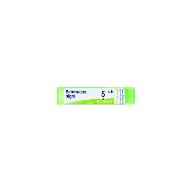 Boiron Sambucus nigra 5ch 80 granuli 4g medicinale omeopatico Boiron Sambucus nigra 5ch 80 granuli 4g medicinale omeopatico