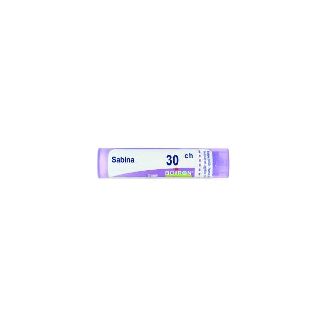 Boiron Sabina 30ch Granuli Prodotto Omeopatico Boiron Sabina 30ch Granuli Prodotto Omeopatico