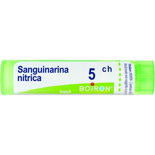Boiron Sanguinaria Nitrica 5 ch Granuli Boiron Sanguinaria Nitrica 5 ch Granuli