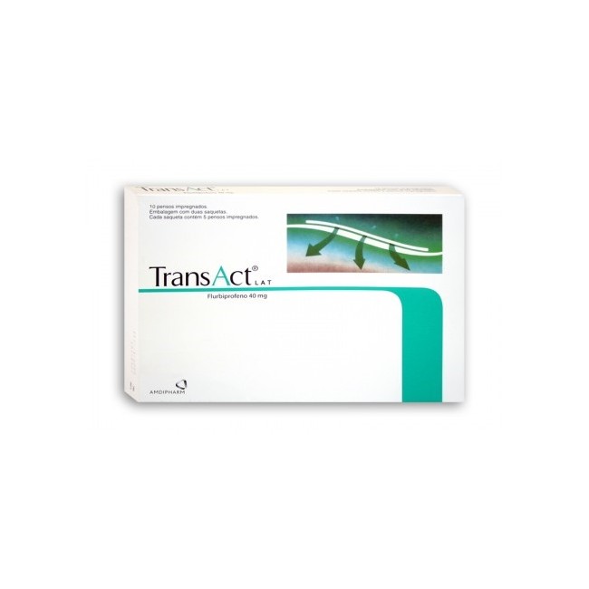 Transact Lat*10 Cerotti Medicati 40mg