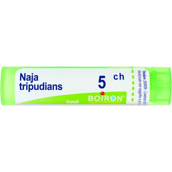 Boiron Naja Tripudians 5ch Granuli Boiron Naja Tripudians 5ch Granuli