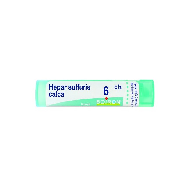 Boiron Hepar Sulfuris Calca 6 ch granuli omeopatici Boiron Hepar Sulfuris Calca 6 ch granuli omeopatici