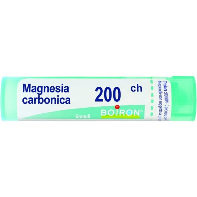 Boiron Magnesia Carbonica 200 ch granuli omeopatici Boiron Magnesia Carbonica 200 ch granuli omeopatici