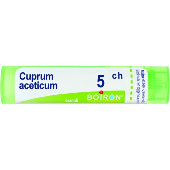 Boiron Cuprum Aceticum 5 ch granuli omeopatici Boiron Cuprum Aceticum 5 ch granuli omeopatici