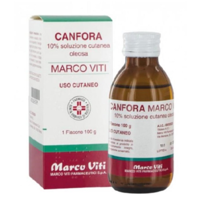 Canfora Marco Viti*10% Soluzione Oleosa 100g Canfora Marco Viti*10% Soluzione Oleosa 100g