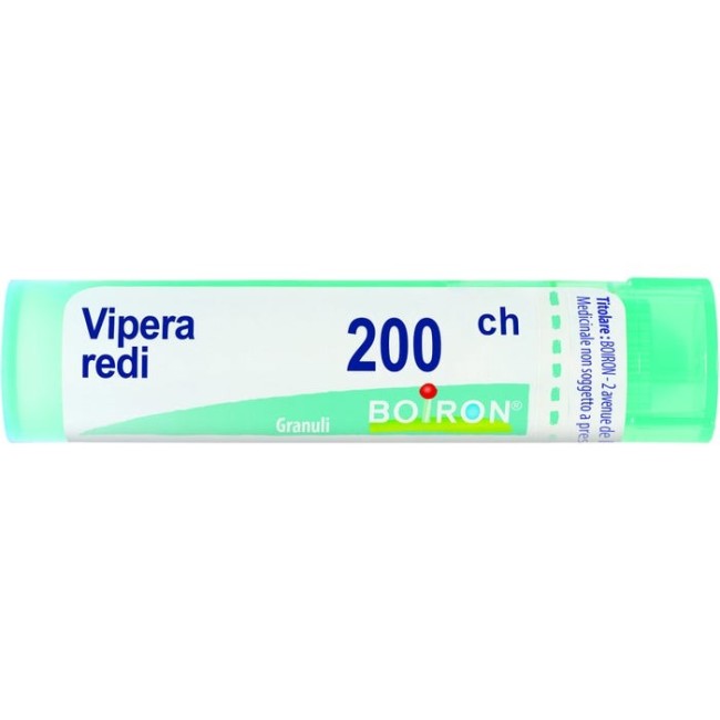 Boiron Vipera redi 200 ch granuli medicinale omeopatico Boiron Vipera redi 200 ch granuli medicinale omeopatico