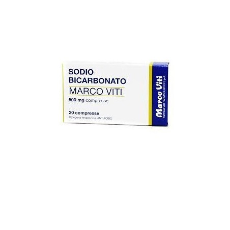 Sodio Bicarbonato Marco Viti* 20 Compresse 500mg Sodio Bicarbonato Marco Viti* 20 Compresse 500mg