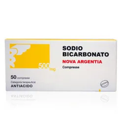 Sodio Bicarbonato Nova Argentia 50 Compresse 500mg