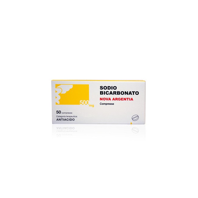 Sodio Bicarbonato Nova Argentia 50 Compresse 500mg