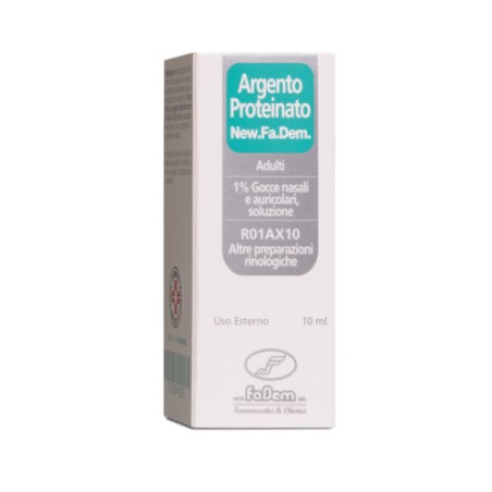 New Fadem Argento Proteinato*1% 10ml New Fadem Argento Proteinato*1% 10ml