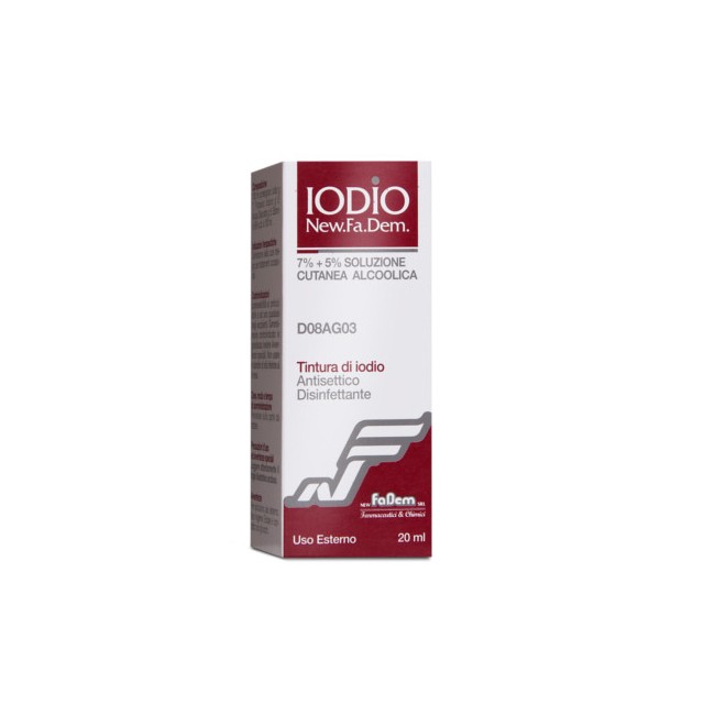 Iodio Soluzione Alcolica Cutanea*20ml Newfadem